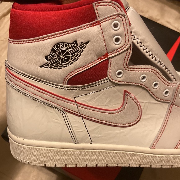 Jordan 1 Retro High Phantom Gym Red - Picture 5 of 7